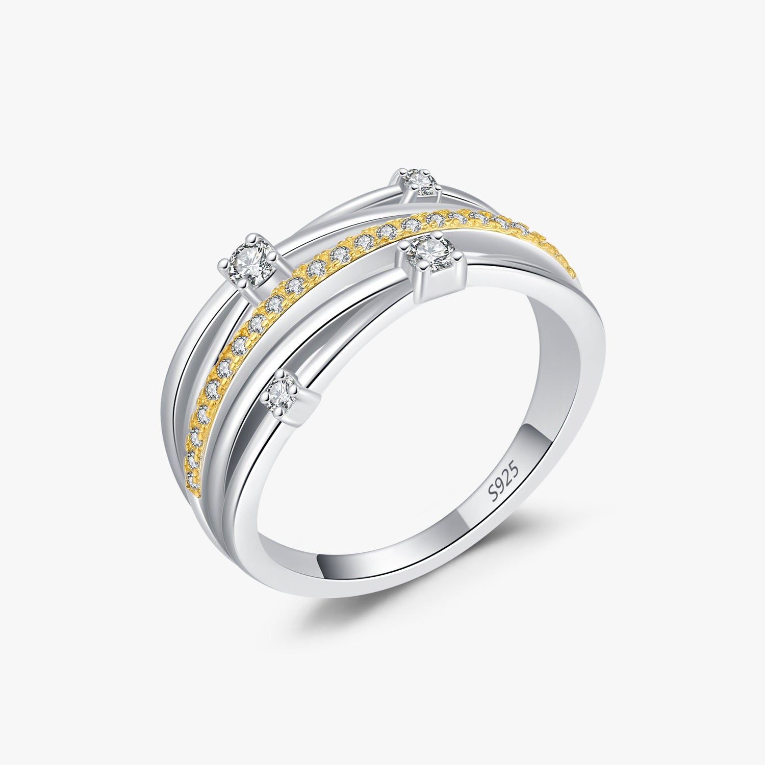 Vivenza Criss-Cross Ring