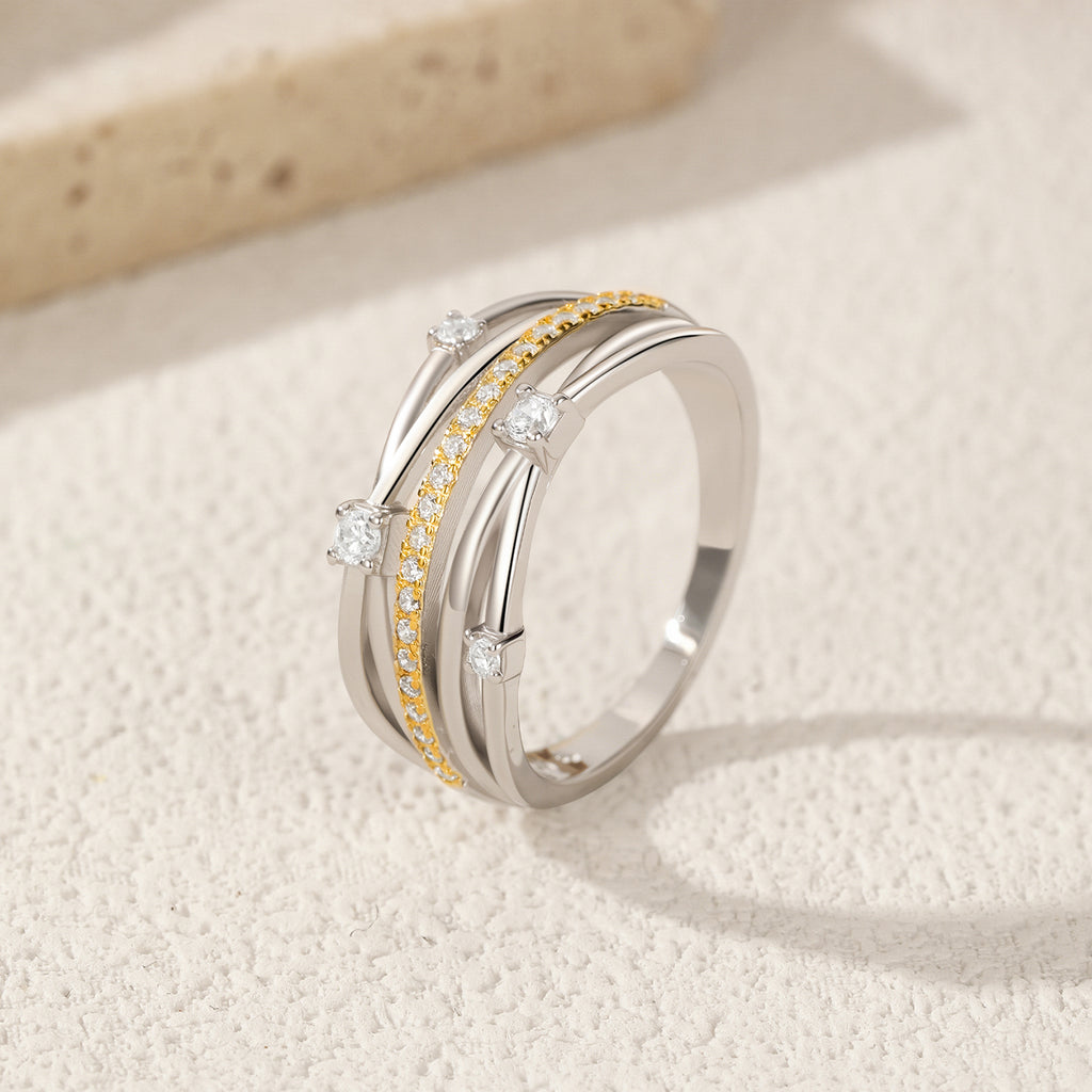 Vivenza Criss-Cross Ring